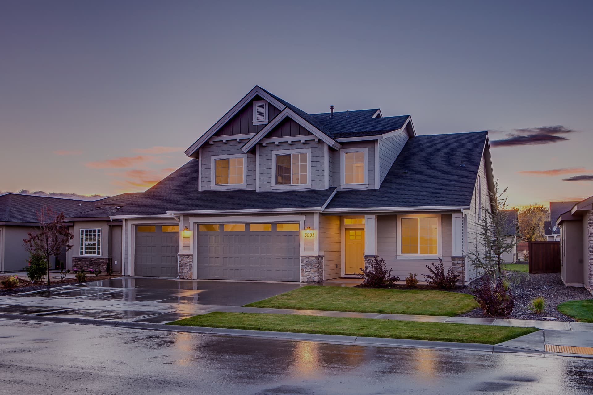 Beautifully landscaped house in Mill Creek Washington